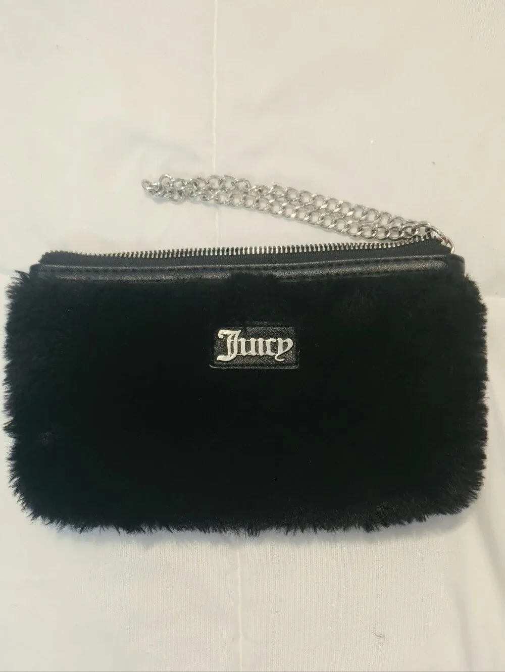 Juicy Couture Faux Fur Wristlet